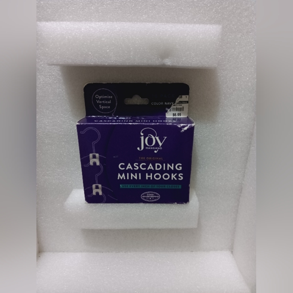 Joy Mangano Cascading Mini Hooks - Navy